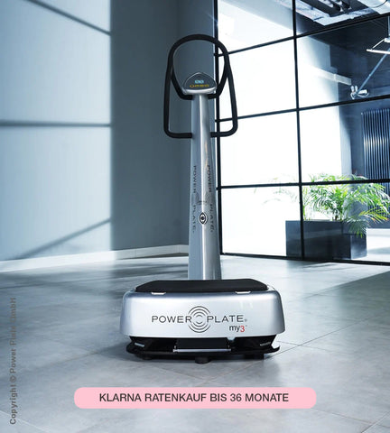 Power Plate in silber